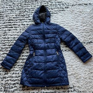 Michael Kors- Navy Blue Down Parka